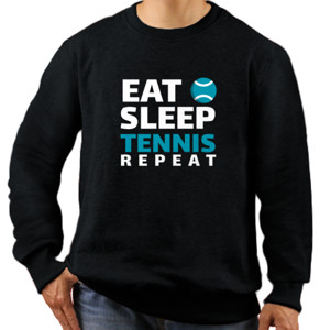 Jaket Sweater Tennis eat sleep repeat
