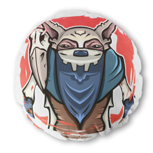 Bantal Bulat bantal mepo dota 2