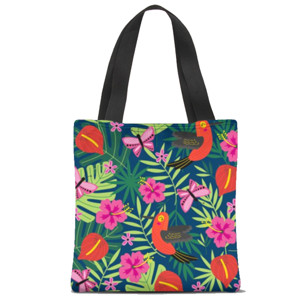 Tas Tote Fullprint nature pattern series