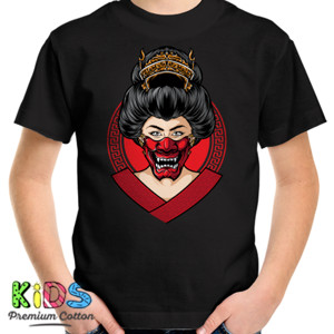 Kaos Geisha topeng