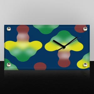 Jam Meja Pohon Warna (Colorful Tree)