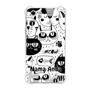 Casing HP Cat lover black and white