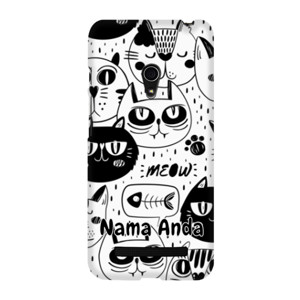 Cat lover black and white Casing HP