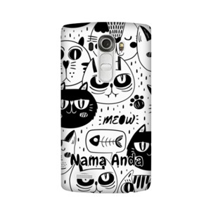 Cat lover black and white Casing HP