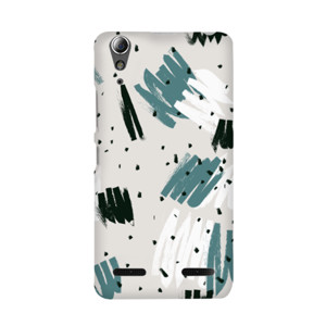 Lukisan Tema Abstrak Abu Hitam Casing HP