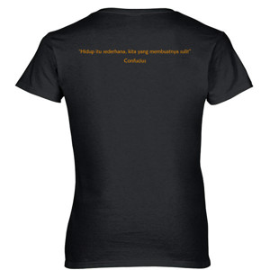 Kaos Kaos Motifasi Confucius