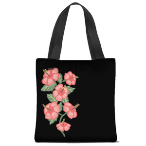 Tas Tote Fullprint Hibiscus