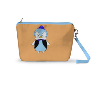 Pouch Trapesium Penguin manis