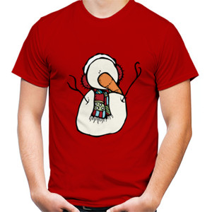 Kaos Snowman Cute