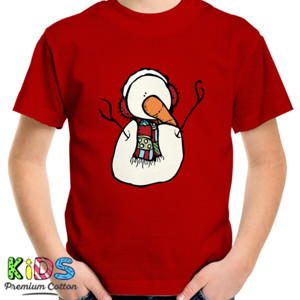 Kaos Snowman Cute