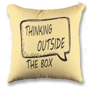 Bantal BASiC THiNKiNG OUTSiDE THE BOX