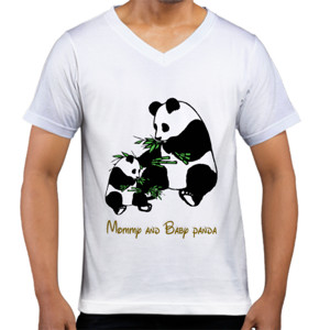 Kaos  Mommy and baby panda