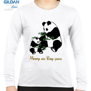 Kaos Mommy and baby panda