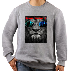 Jaket Sweater Singa Bergaya