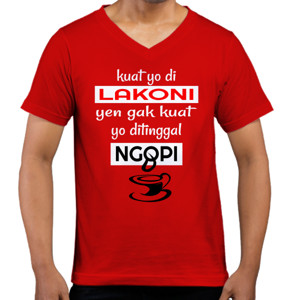 Kaos  Di Tinggal Ngopi