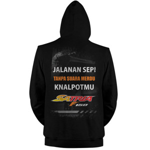 Jaket Hoodie Kaos Satria FU