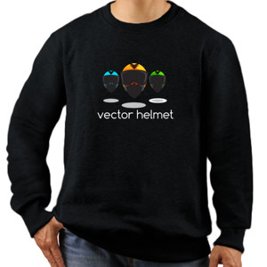 Jaket Sweater vector helmet sweater