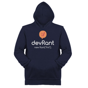 Jaket Hoodie devRant new Rant fml