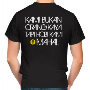 Kaos VESPA KALENG K003 - HOBI MAHAL QUOTE