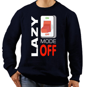 Jaket Sweater Lazy mode OFF