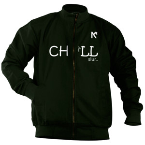Jaket Bomber Chillslur v.1 (warna gelap)
