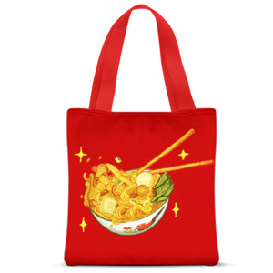 Tas Tote Fullprint Mie Ayam
