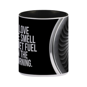 Mug jet fuel mug