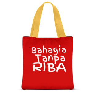 Tas Tote Fullprint Bahagia Tanpa Riba
