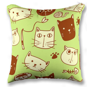 Bantal Cat Face