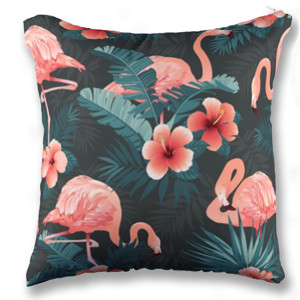 Bantal Tropical Flamingo