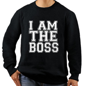 Jaket Sweater Kaos I am The Boss