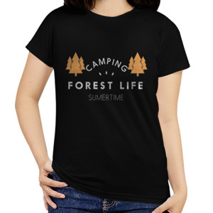 Kaos Distro Camping forest life