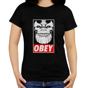 Kaos Kaos Distro Thanos Obey Hitam