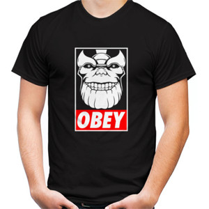 Kaos Kaos Distro Thanos Obey Hitam