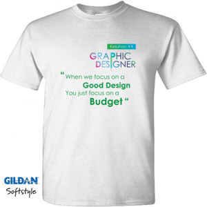 Kaos T-shirt Keluhan #1 Graphic Designer