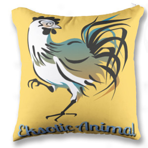 Bantal Kaos Hewan Eksotis Ayam Bekisar Murah