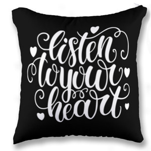 Bantal LISTEN TO YOUR HEART