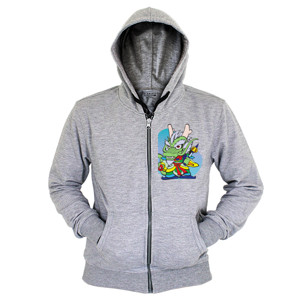 Hoodie Zipper Zodiak dragon