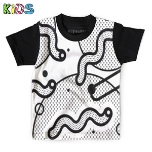 Kaos Anak Full-Print Neo memphis background 27