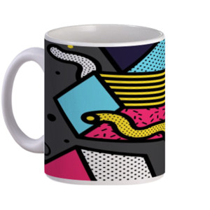 Mug Neo memphis background 4