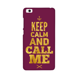 Keep Calm Call Me Gold Casing HP