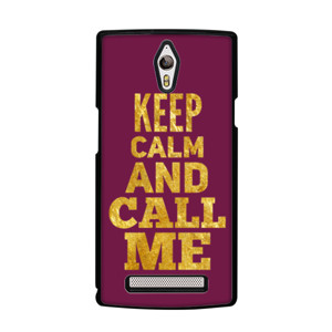 Keep Calm Call Me Gold Casing HP