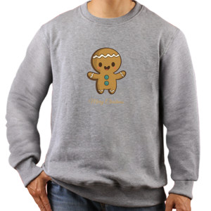 Jaket Sweater Christmas Gingerbread