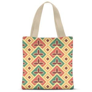 Tas Tote Fullprint Indonesian Batik Pattern