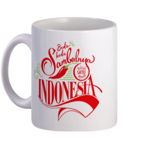 Mug Beda Sambal Satu Indonesia