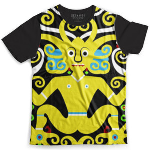 Kaos Fullprint Motif Dayak 002