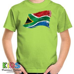 Kaos South Africa Grunge Flags