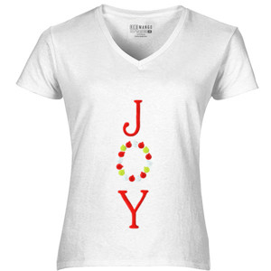 Kaos Joy - Kaos Pria V-neck by Co_mbro