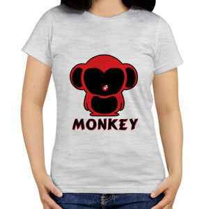 Kaos Kaos Custom Keren - Monyet Merah