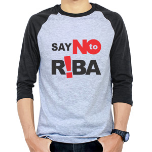 Kaos Raglan Say No To Riba